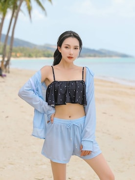 「ビキニ水着」｜エンジェルルナさん（レディース・165cm）の夏コーディネート