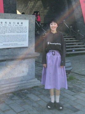 一丸さん（レディース・165cm）の夏コーディネート