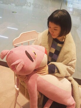 「冬休み」｜「アイテム（ジャケット/アウター）」を使った、一丸さん（レディース・165cm）の秋コーディネート