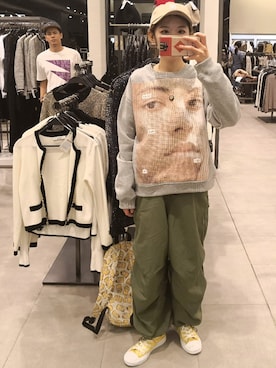 一丸さん（レディース・165cm）の冬コーディネート