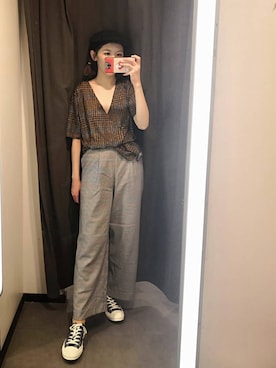 一丸さん（レディース・165cm）の冬コーディネート