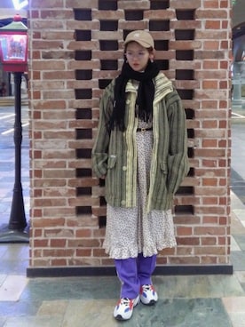 一丸さん（レディース・165cm）の冬コーディネート