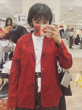 「SLY（スライ）のアイテム（財布/小物）」を使った、一丸さん（レディース・165cm）の春コーディネート