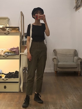 一丸さん(レディース・165cm)の春コーディネート