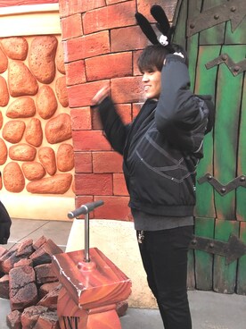 「いいね返し」｜「アイテム（ダウンジャケット/コート）」を使った、こーきさん（メンズ・170cm）の春コーディネート