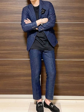 「色気」｜Chojiさん（メンズ・173cm）の春コーディネート