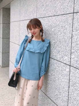 「ルビーアンドユー」｜加藤ナナ（加藤ちゃん）さん（レディース・160cm）の夏コーディネート