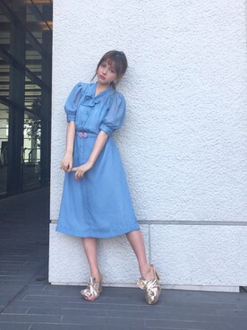 加藤ナナ(加藤ちゃん)さん(レディース・160cm)の夏コーディネート
