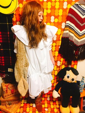 「あちゃちゅむ」｜「アイテム（その他）」を使った、ありさん（レディース・153cm）の春コーディネート