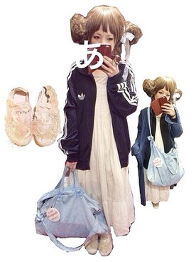 「handmade」｜「アイテム（その他アウター）」を使った、ありさん（レディース・153cm）の春コーディネート