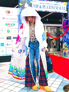 「COCUE（コキュ）のアイテム」を使った、漆黒のぷりんきぃ🌙*.｡★*ﾟさん（レディース・153cm）の春コーディネート