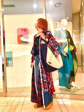 「スパンコール」｜「アイテム（その他）」を使った、漆黒のぷりんきぃ🌙*.｡★*ﾟさん（レディース・153cm）の春コーディネート
