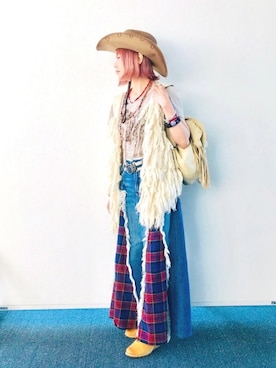 「COCUE（コキュ）のアイテム」を使った、漆黒のぷりんきぃ🌙*.｡★*ﾟさん（レディース・153cm）の春コーディネート