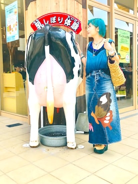 「Abercrombie&Fitch（アバークロンビーアンドフィッチ）のアイテム（タンクトップ）」を使った、漆黒のぷりんきぃ🌙*.｡★*ﾟさん（レディース・153cm）の夏コーディネート