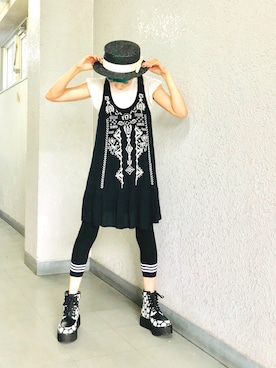 漆黒のぷりんきぃ🌙*.｡★*ﾟさん（レディース・153cm）の夏コーディネート