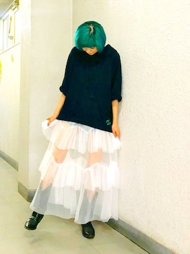 「GILLY HICKS（ギリーヒックス）のアイテム」を使った、漆黒のぷりんきぃ🌙*.｡★*ﾟさん（レディース・153cm）の秋コーディネート