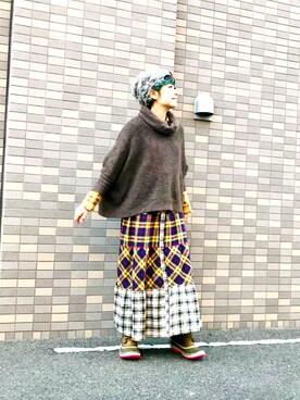 「Hollister（ホリスター）のアイテム（シャツ/ブラウス）」を使った、漆黒のぷりんきぃ🌙*.｡★*ﾟさん（レディース・153cm）の冬コーディネート
