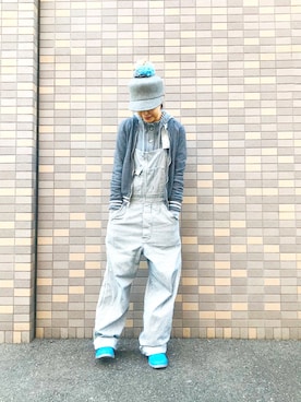 「Abercrombie&Fitch（アバークロンビーアンドフィッチ）のアイテム（パーカー）」を使った、漆黒のぷりんきぃ🌙*.｡★*ﾟさん（レディース・153cm）の春コーディネート
