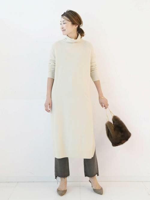 【美品】Deuxieme Classe CAPRI タートルネックワンピース Deuxieme Classe CAPRI タートルネックワンピース