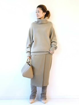 MIZUさん（レディース・162cm）の冬コーディネート