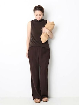 「deuxieme classe」｜MIZUさん（レディース・162cm）の冬コーディネート