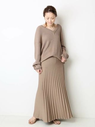 Deuxieme Classe（ドゥーズィエムクラス）の「beauty Vプル（ニット