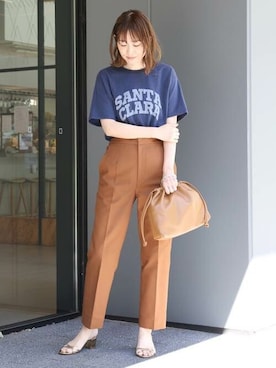 「Deuxieme Classe(Deuxieme Classe)」｜MIZUさん（レディース・162cm）の春コーディネート