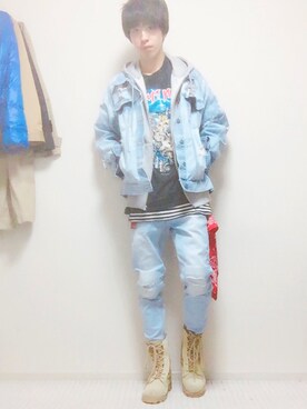「BIGBANG」｜こう『今日から相互フォロー』さん（メンズ・170cm・20代）の冬コーディネート