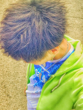 「SAAD（サード）のアイテム（アクセサリー）」を使った、RYUSEIさん（メンズ・178cm）の春コーディネート