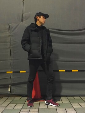 「niko and...（ニコアンド）のアイテム（ダウンジャケット/コート）」を使った、kosuke★さん（メンズ・180cm）の冬コーディネート