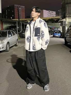 「STUSSY（ステューシー）のアイテム（その他アウター）」を使った、Daniel.sun1010さん（メンズ・174cm）の春コーディネート