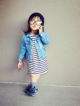 hayumiさん（キッズ・90cm）の春コーディネート