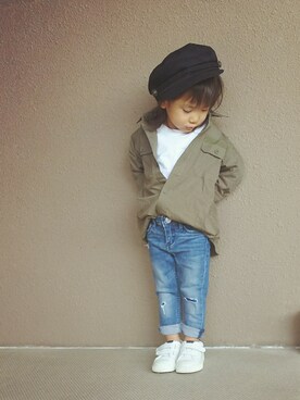 hayumiさん（キッズ・90cm）の春コーディネート