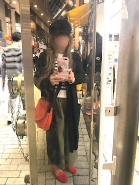 「H&M DIVIDED（エイチアンドエム　ディヴァイデッド）のアイテム（バレエシューズ）」を使った、ニャーマンさん（レディース・150cm）の秋コーディネート