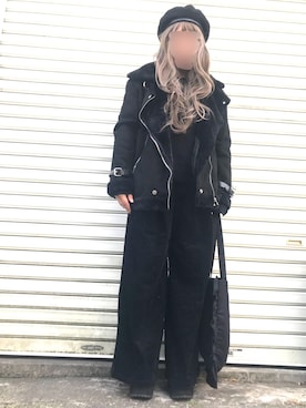 「wc JAPAN（ダブルシージャパン）のアイテム」を使った、ニャーマンさん（レディース・150cm）の秋コーディネート