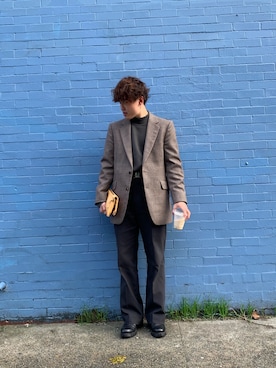 「GIVENCHY（ジバンシイ）のアイテム（ジャケット/アウター）」を使った、SHOさん（メンズ・168cm）の秋コーディネート