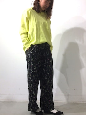 「KBF（ケイビーエフ）のアイテム（イヤリング）」を使った、nabeさん（レディース・163cm）の春コーディネート