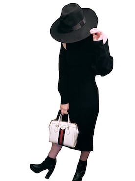 ニットタイトボレロセットワンピースを使った人気ファッション ...