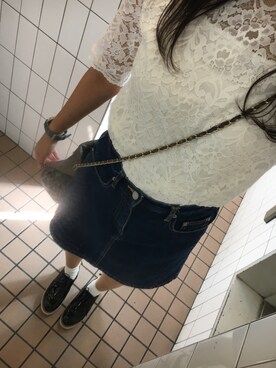 「Spring（スプリング）のアイテム（腕時計）」を使った、REINAさん（レディース・162cm）の秋コーディネート