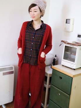 「アイテム（ピアス（両耳用））」を使った、aoさん（レディース・169cm・30代）の冬コーディネート
