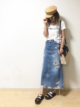 erina さん（レディース・165cm）の夏コーディネート