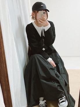 「rectangle（レクタングル）のアイテム（スカート）」を使った、erina さん（レディース・165cm）の冬コーディネート