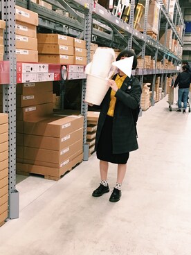 「MASH（マッシュ）のアイテム」を使った、💭さん（レディース・155cm）の冬コーディネート