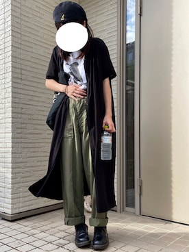 「アイテム（シャツワンピース）」を使った、💭さん（レディース・155cm・20代）の秋コーディネート