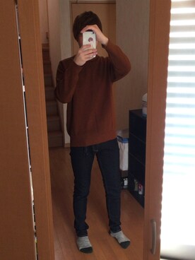 「Gallery1950（ギャラリー1950）のアイテム」を使った、G yutoさん（メンズ・177cm）の秋コーディネート