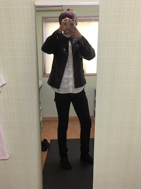 「in the attic（インジアティック）のアイテム」を使った、G yutoさん（メンズ・177cm）の秋コーディネート
