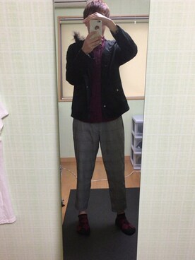 「in the attic（インジアティック）のアイテム」を使った、G yutoさん（メンズ・177cm）の秋コーディネート