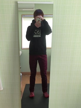 「in the attic（インジアティック）のアイテム」を使った、G yutoさん（メンズ・177cm）の秋コーディネート
