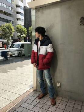 「TOMMY HILFIGER（トミーヒルフィガー）のアイテム（ジャケット/アウター）」を使った、americansupplyさん（メンズ・173cm）の秋コーディネート