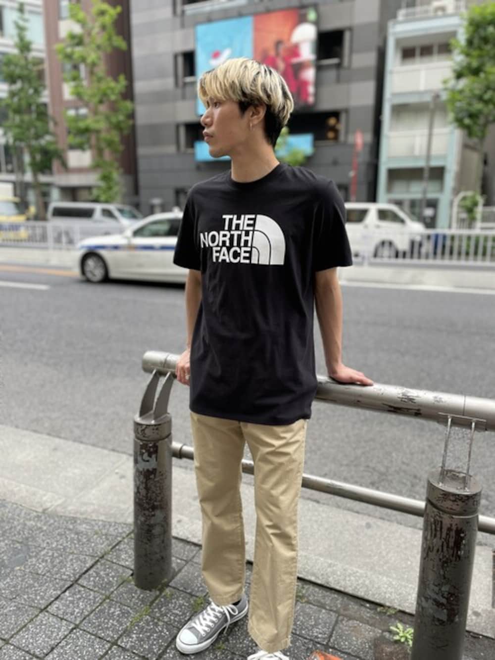 希少THE NORTH FACE ノースフェイス コーディネートTシャツ 半袖 ザ・ノース・フェイス THE NORTH FACE ワンポイント ロゴ T